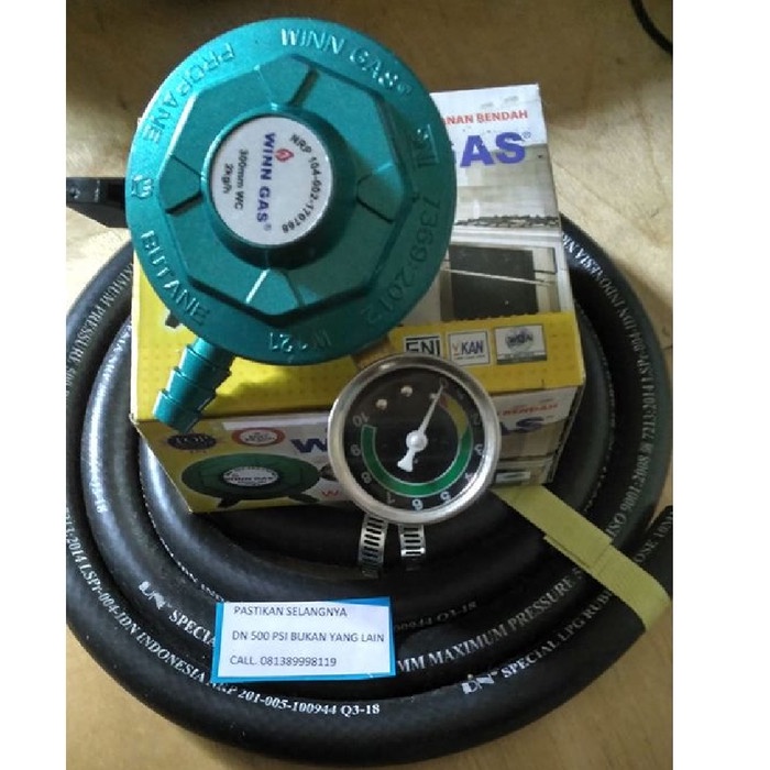 ✅Ready Regulator Matic Zhelgaz 121 Winn Gas Selang Gas Lpg 500 Psi Super Aman Diskon