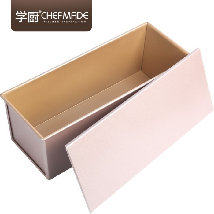 

✅Original Chefmade Cm6007 - Loyang Roti Tawar Polos / Non Salur Dengan Tutup 1Kg Berkualitas