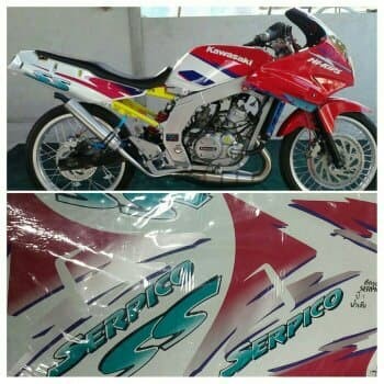 ✨Baru Striping Ninja Serpico Thailand Bs Untuk Ke Smua Warna Motor Terbatas