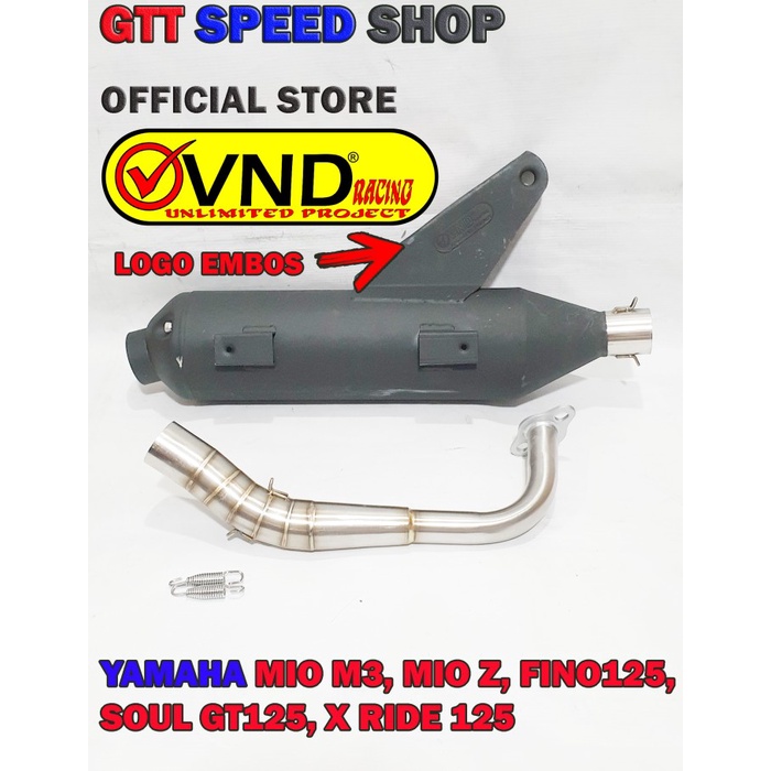 ✨Baru Knalpot Tsukigi Vnd Mio M3 Z Soul Gt Gt 125 / Fino 125 Embos Original Terbaru