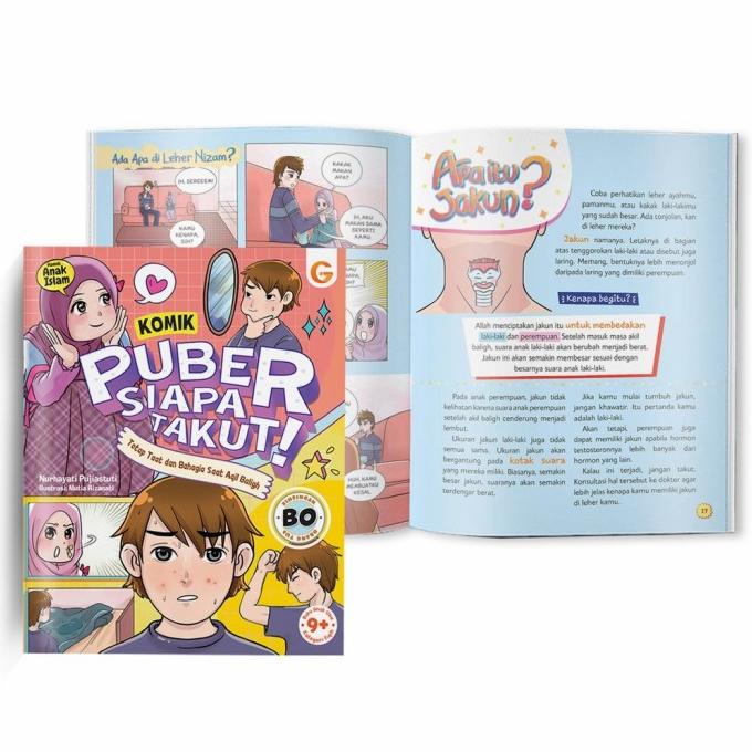 buku komik anak remaja islam puber siapa takut islami edukatif