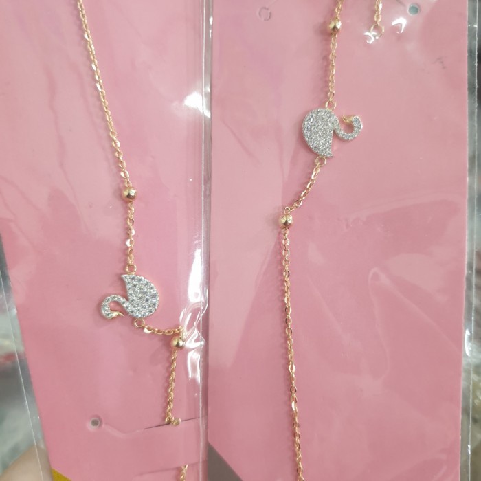 ✨Sale Gelang Serut Ubs Angsa Putih White Swan 700 70 16K Emas Asli Fashion Berkualitas