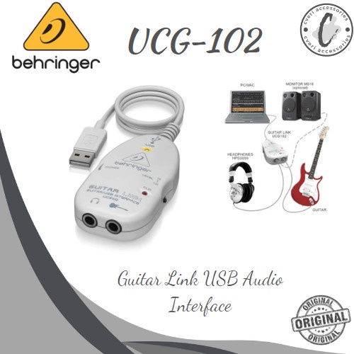 ✨Sale Behringer Guitar Link Ucg102 Usb Audio Interface Original Ucg-102 Limited