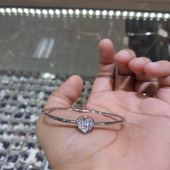 ✨Sale Gelang Keroncong Love Mas Putih Limited