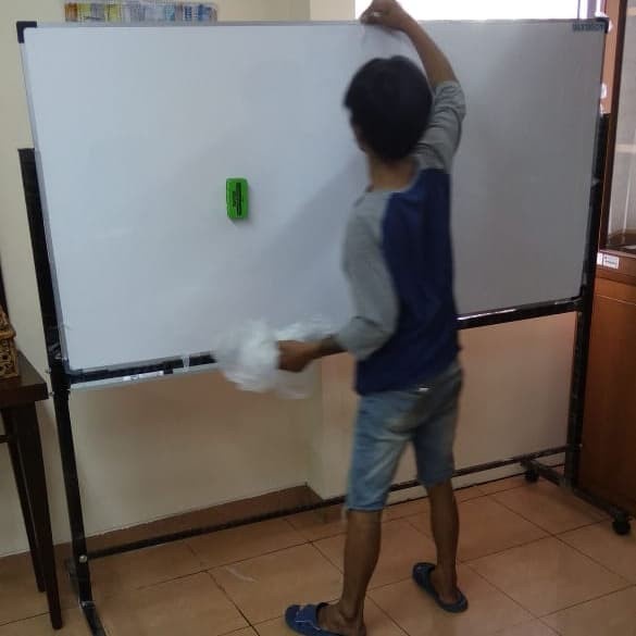 

✨Sale Papan Tulis Standing Singgel Magnet Uk 90X180 Berkualitas