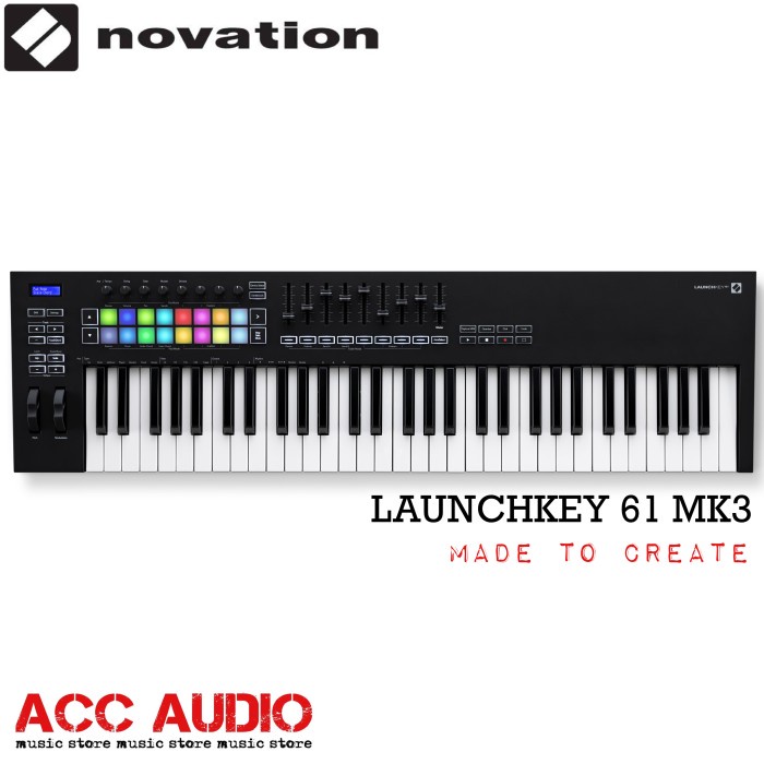 

✨Sale Novation Launchkey 61 Mk3 Garansi Resmi 1 Tahun Terbatas