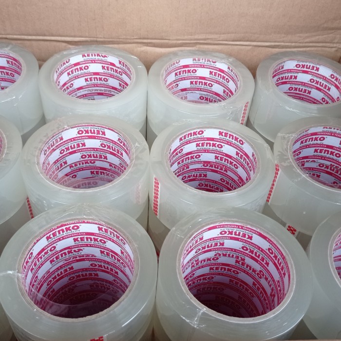 

✨Sale Lakban Bening 2 90 Yards Full Kenko Berkualitas