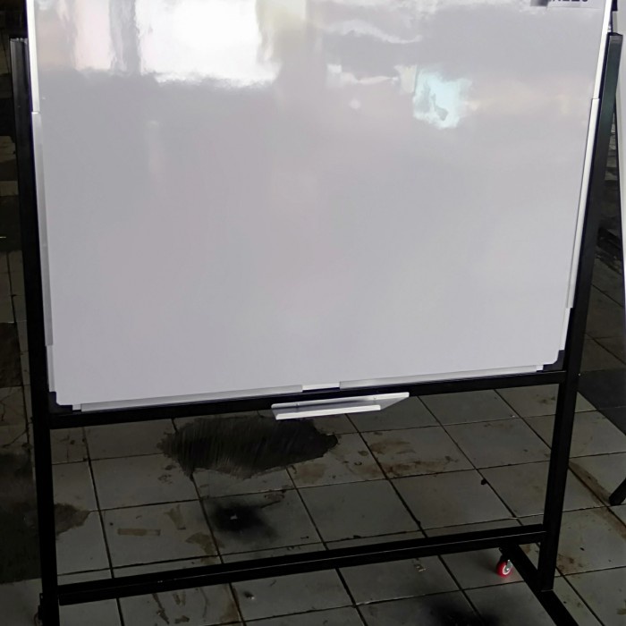 

✨Sale Papan Tulis Whiteboard Magnet Standing Ukuran 90X120 Diskon