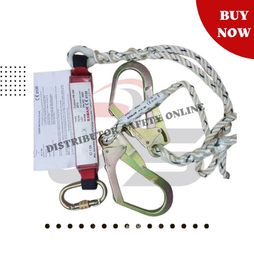 

✨Ready Double Lanyard Absorber Karam Pn 351 / Double Lanyard Hook Besar Berkualitas