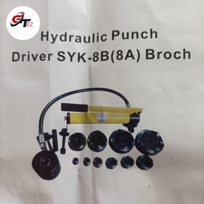 

✨Ready Hydraulic Hole Punch 22-60Mm Punching Hidrolik Sky-8B 42 Orang Limited