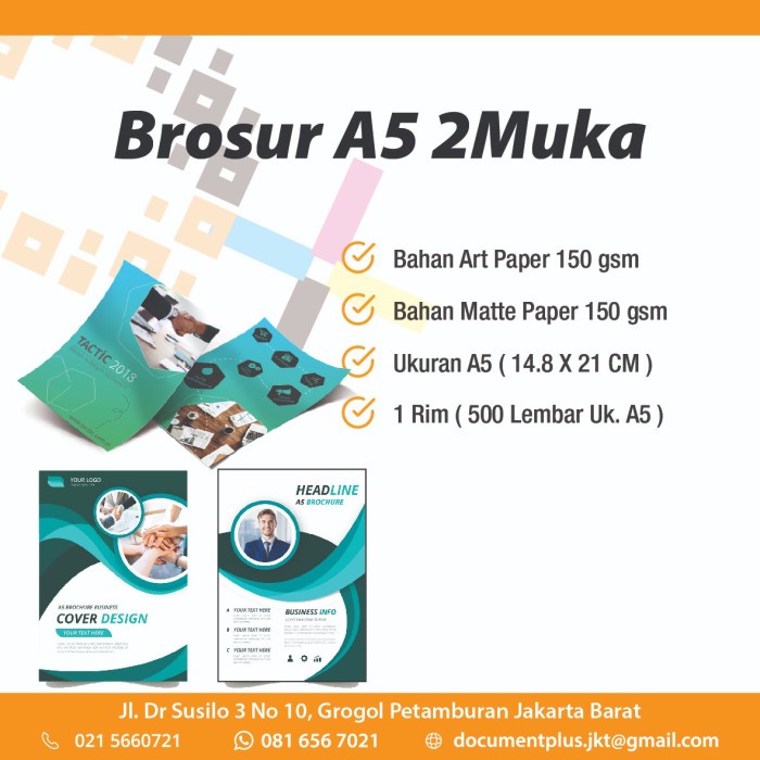 

Brosur a5 2muka full colour