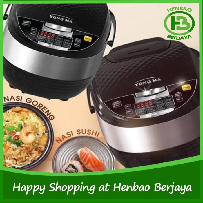 ✨Original Yong Ma Magic Com 2 Liter Digital Eco Ceramic Smc8027C Smc8027B Yongma Terbatas