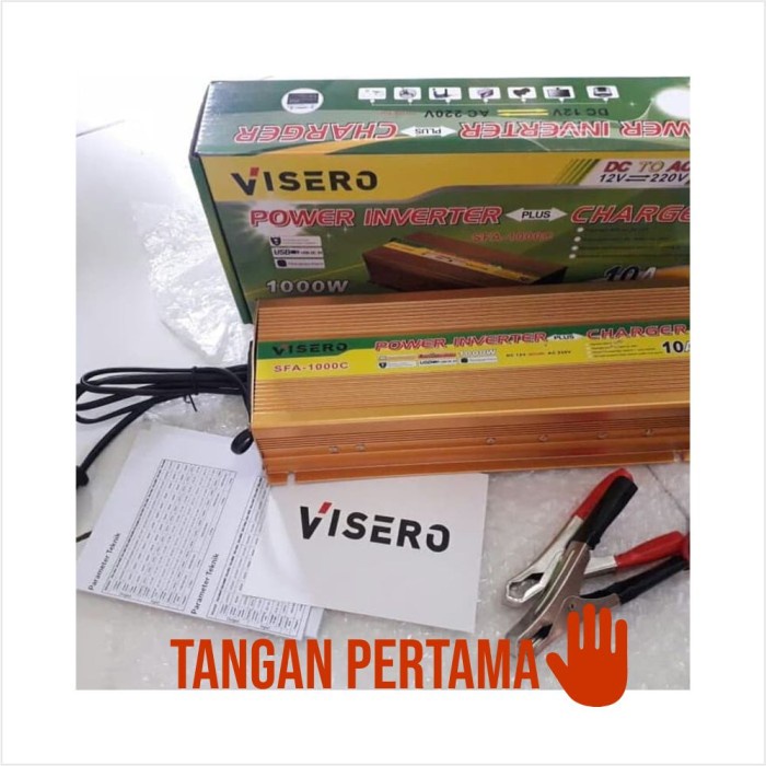 ✨Ori Inverter Visero Sfa-1000C Power Inverter 1000W Plus Charger 10A Mantap Diskon