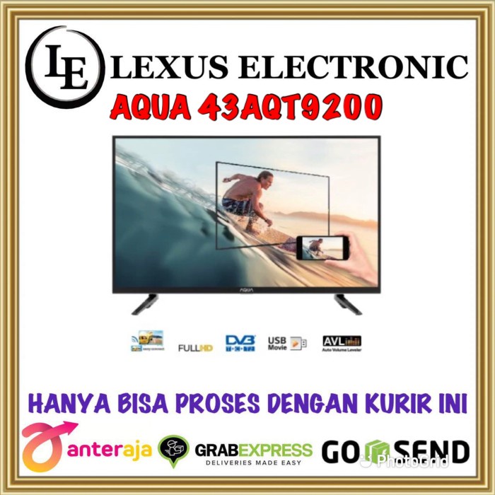 ✨New Aqua Led Tv 43 Inch  43Aqt9200  Aqt9200  Digital Miracast Terbaru