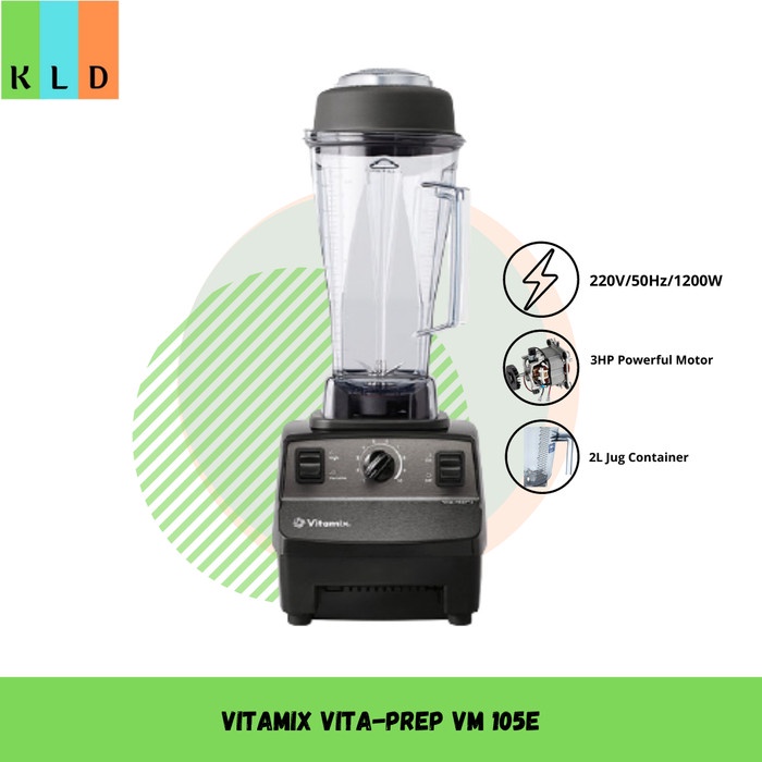 ✨New Ori Blender Vitamix Vita-Prep3 Vm 105E Motor 3Hp Garansi Resmi 1 Tahun Terbatas