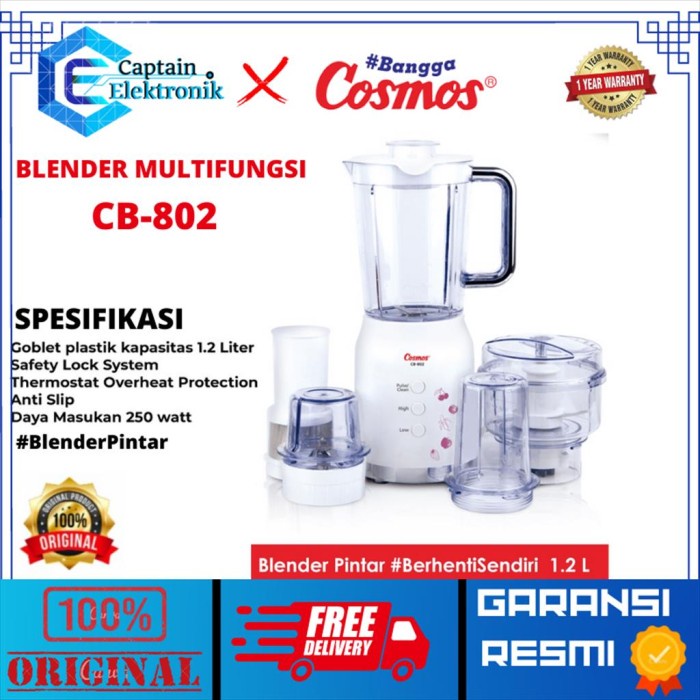 ✨New Ori Cosmos Cb802 / Blender Cosmos 4 In 1 Cb 802 / Blender Blenz Cb Terbatas