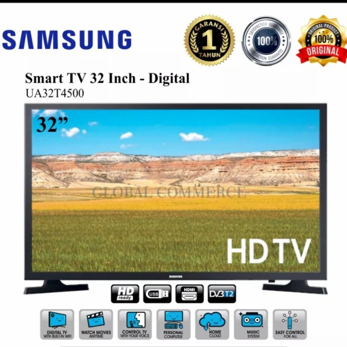 ✨New Tv Led 32 Samsung Smart T4500 Diskon