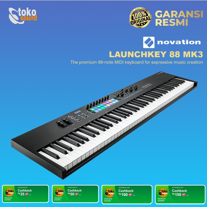 ✨New Novation Launchkey 88 - 88 Key Midi Keyboard Controller Limited
