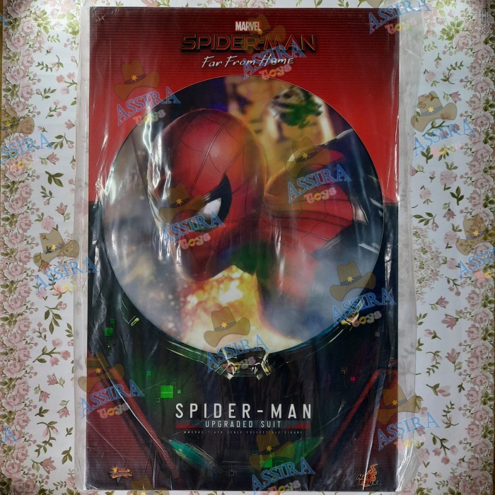 ✨Baru Hot Toys Mms 542 Spiderman Far From No Way Home Upgraded Suit Ori Berkualitas