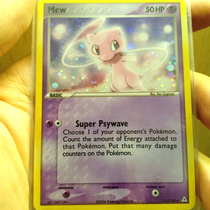 ✅Termurah Kartu Pokemon - Mew Secret Rare Limited