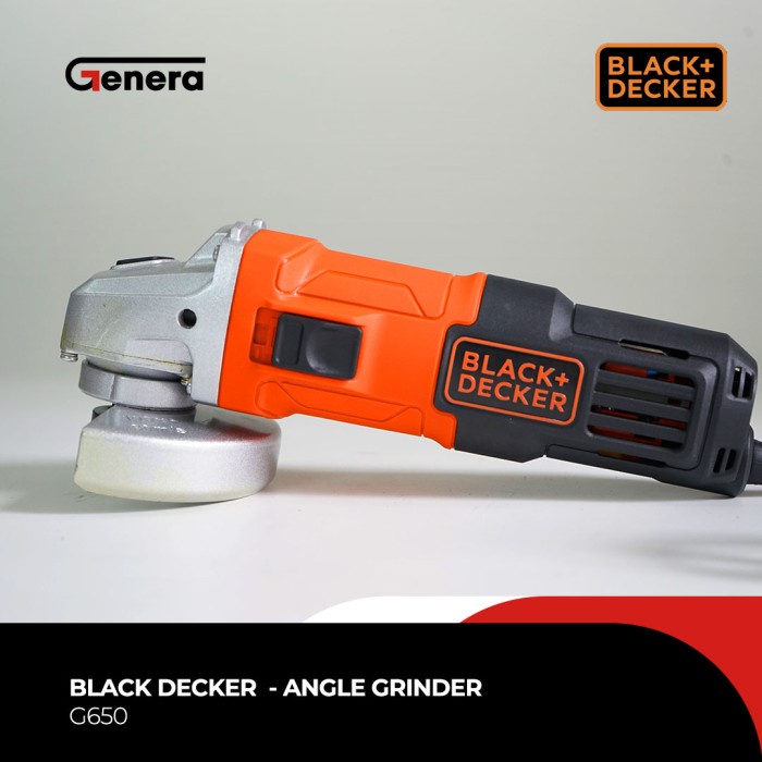 Mesin Gerinda Tangan Black Decker 4" Black Decker G650
