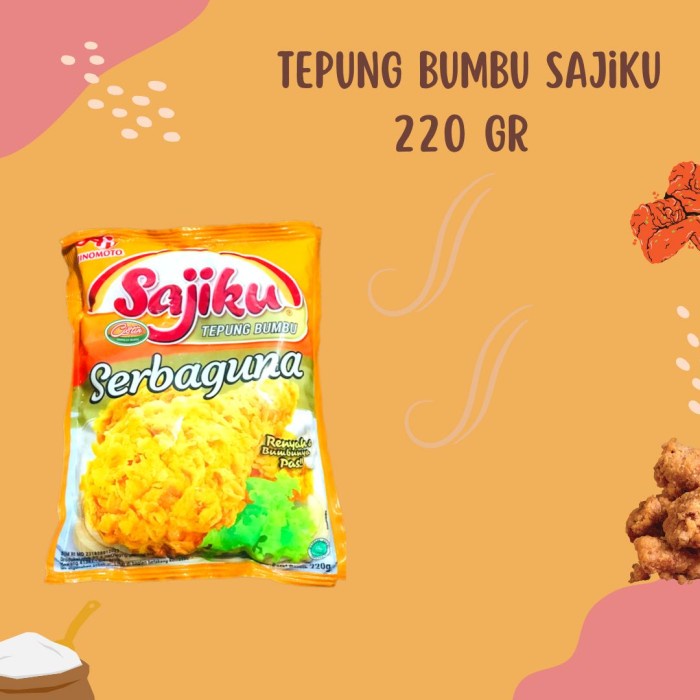 

Buruan beli] TEPUNG BUMBU SAJIKU 220 GR