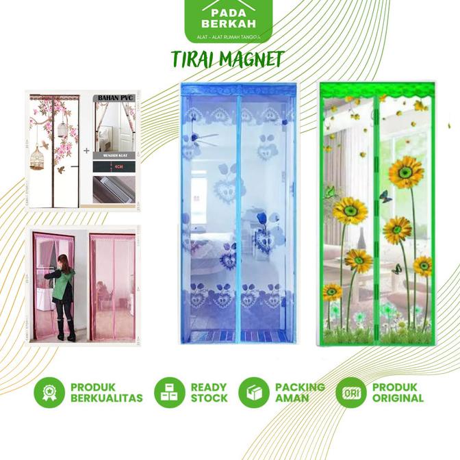 #####] Tirai Magnet Anti Nyamuk Jendela Karakter Tirai Pintu MURAH