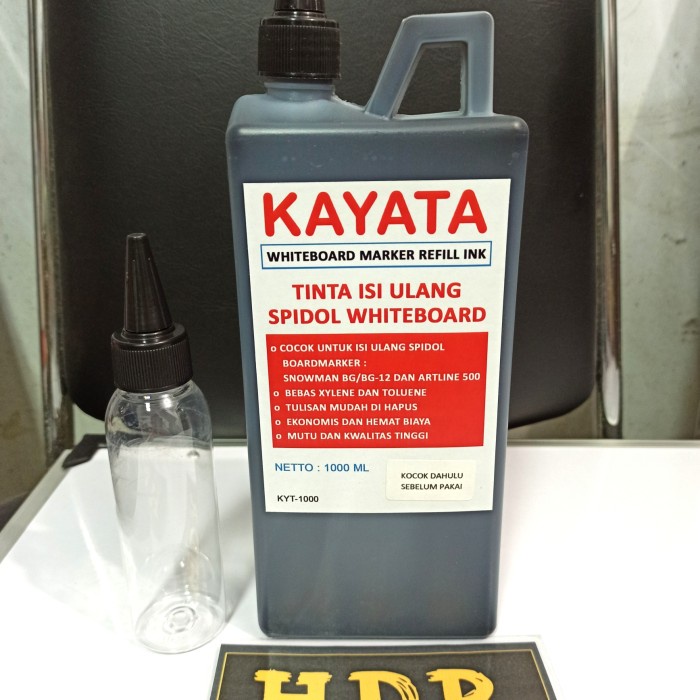 

Tinta Refill Spidol Whiteboard 1Liter Kayata