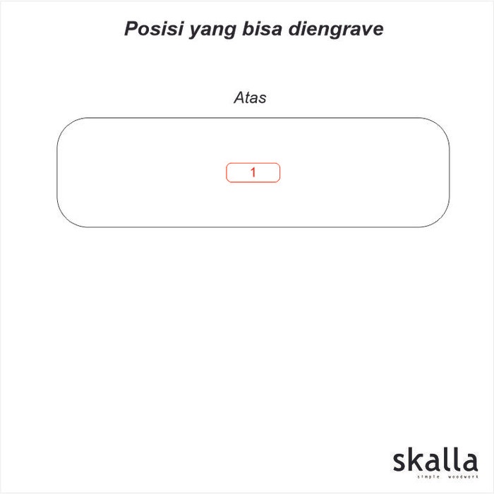 

Levande Tempat Pensil Kayu Jati