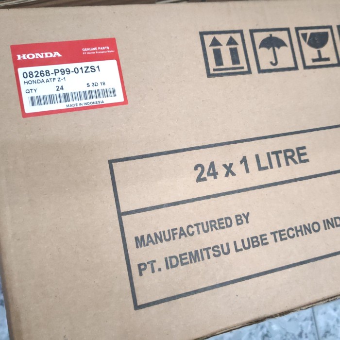 Oli Matic ATF Z1 Transmisi Matic Freed Jazz 1 Liter Original Resmi (Gallery Inti Nissan Parts)