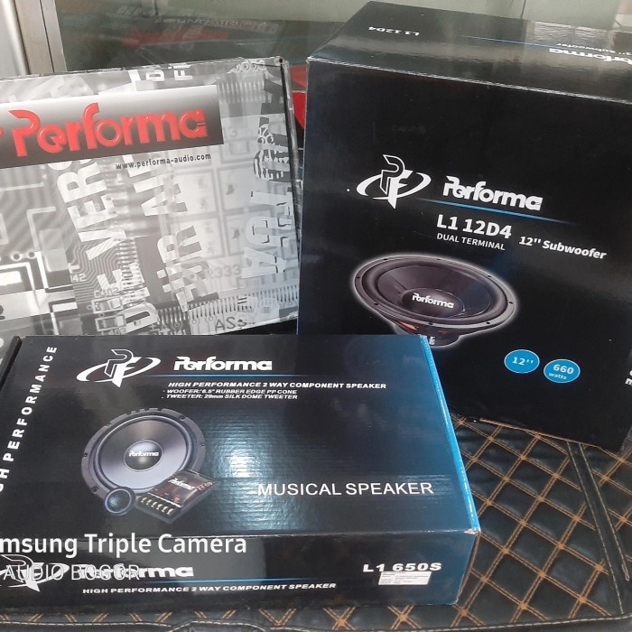 ✅Ori Paket Audio Performa - Subwoofer - Power 2Ch - Speaker Split - New Terbatas