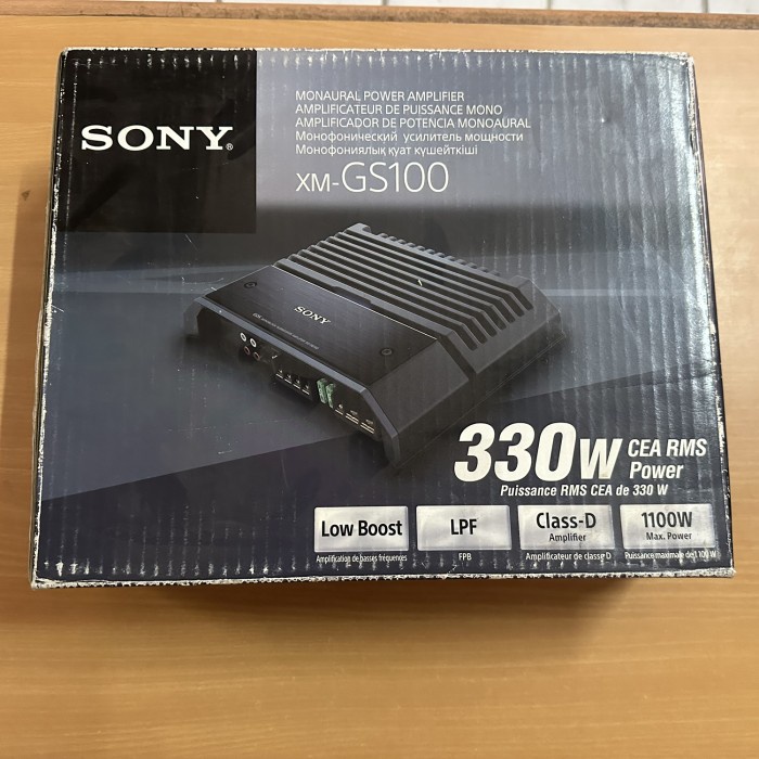 ✅New Ori Power/Amplifier Monoblock Sony Xm-Gs100 Diskon