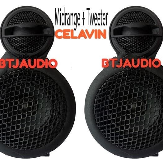 ✅New Ori Speaker Mobil Celavin Midrange Plus Tweeter  Crossover Pasif 3 Way Diskon