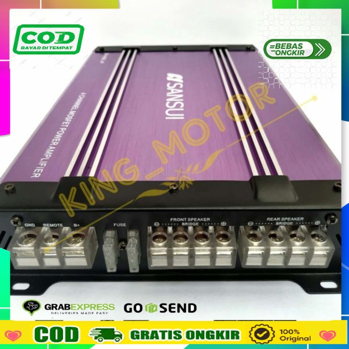 ✅New Ori Audiobose Ab440 4 Chenel Power Mosfet 35.000 Watts Diskon