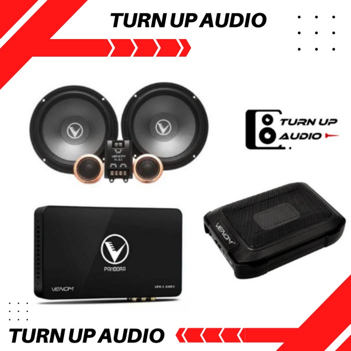 ✅New Ori Paket Audio Mobil Venom Full Sound System SubwooferSplitProcessor Diskon