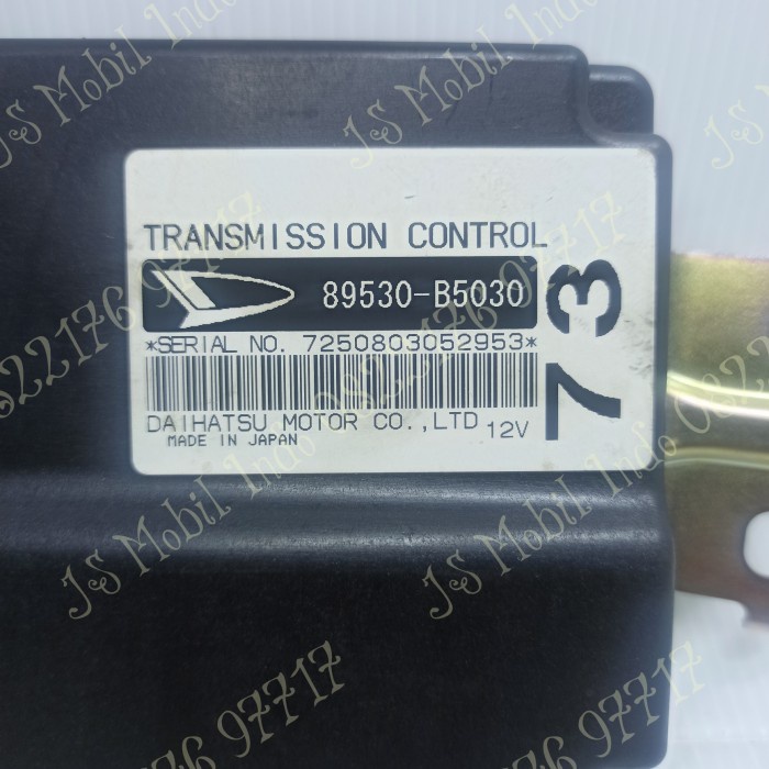 [Original] Ecu Komputer Transmisi Toyota 89530-B5030 Original Asli Limited
