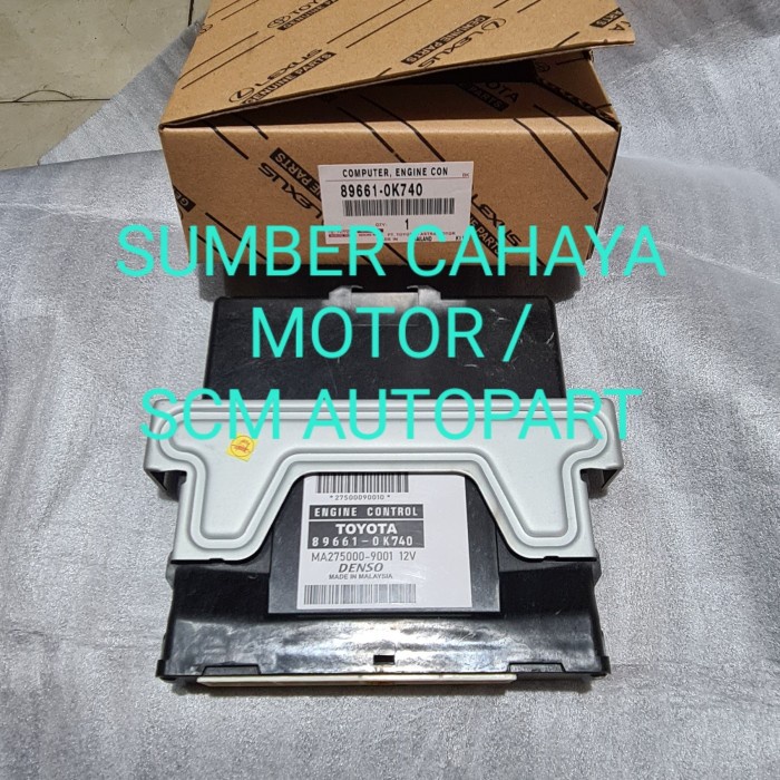 [Original] Computer Ecu Innova Bensin Manual 89661-0K740 Berkualitas