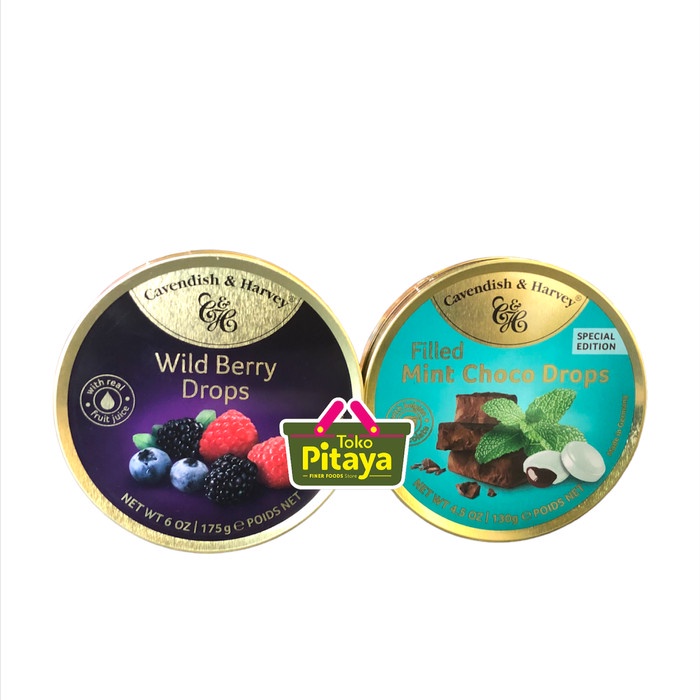 

Kualitas terbaik] Cavendish & Harvey Candy Drops Wild Berry Mint Choco 200 gr