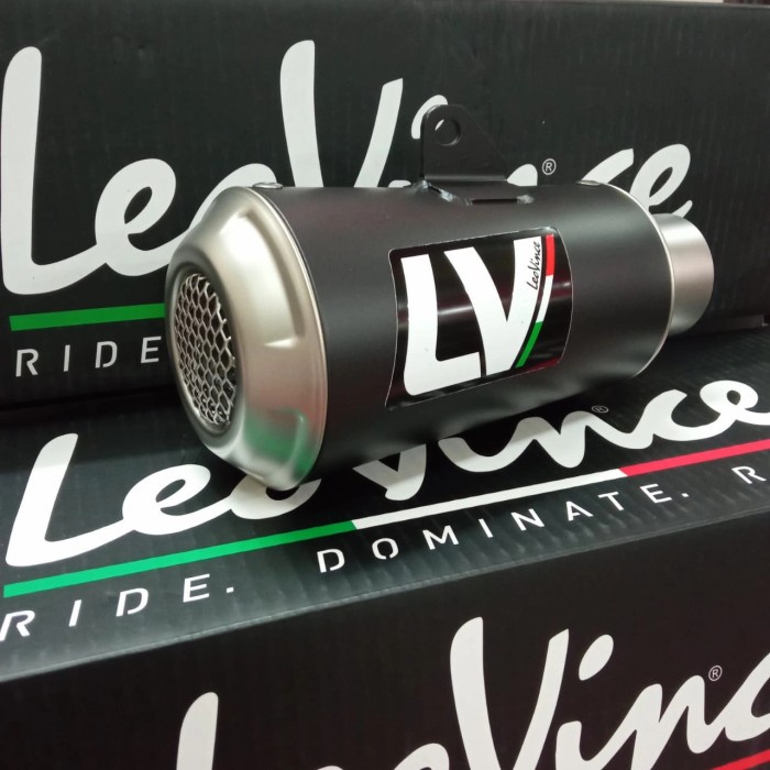 [Original] Knalpot Leovince Lv10 Black Silencer Only Terbaru