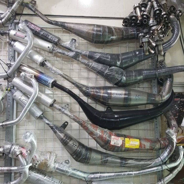 [Original] Knalpot Bm Power Kawasaki Ninja Rr 2T 150 Original Ori Asli Malaysia Diskon