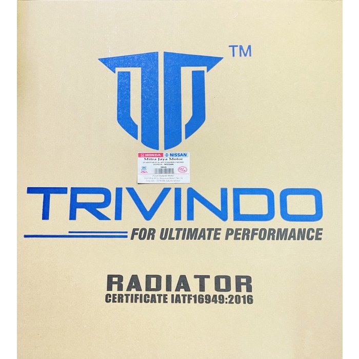 [Original] Radiator Honda Crv Gen2 Matic Trivindo Oem Termurah Terbaru