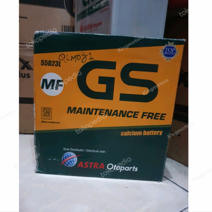 [Original] Aki Gs Astra Mf 55D23L Original Terbaru