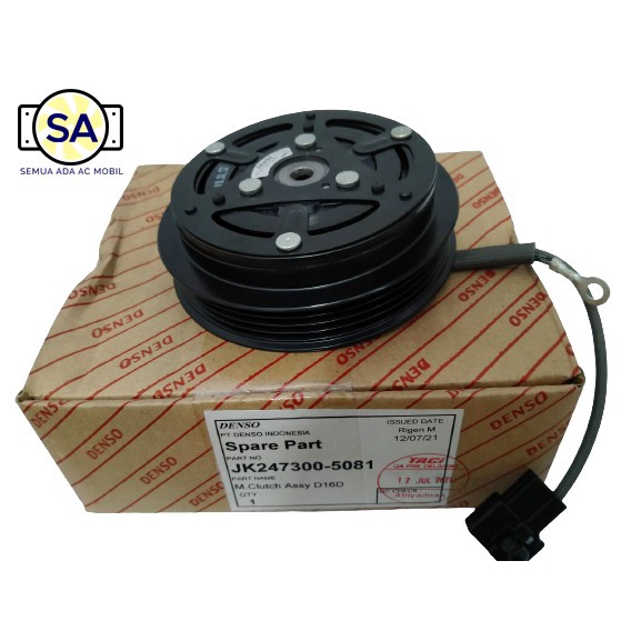 [New] Magnet Cluth Ac Avanza Xenia Ori Denso Jk247300-5081 Berkualitas