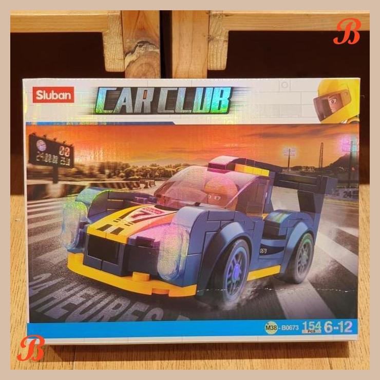| anb | brick sluban m38-b0673 car club 154pc
