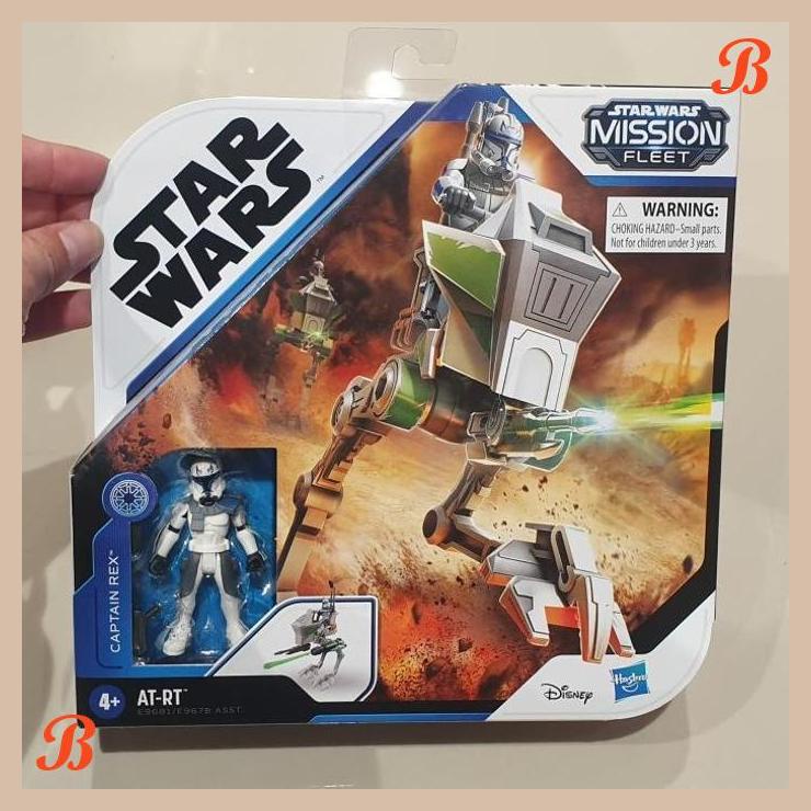 | anb | hasbro star wars mission fleet captain rex at-rt