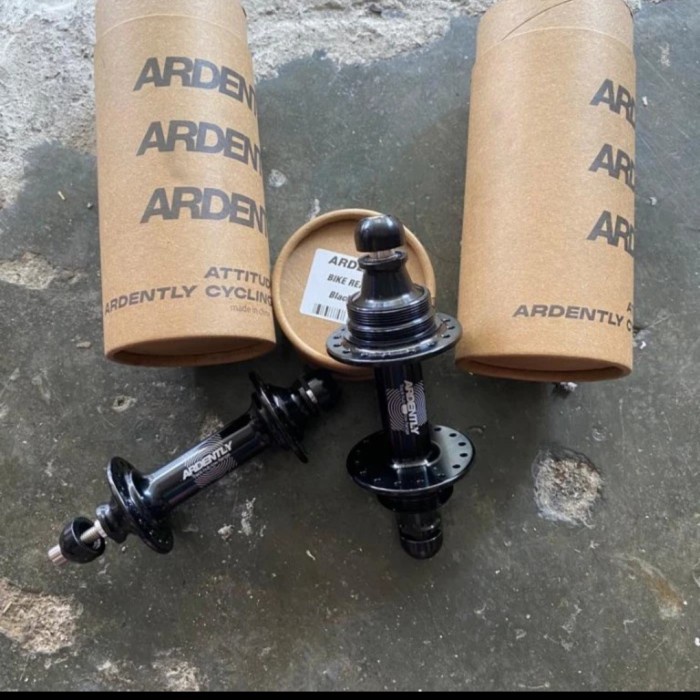✨Original Hub Sepeda Ardently Track Front Rear 32 Hole Black Terbaru