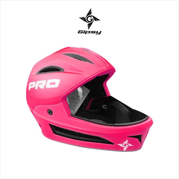 ✨Ready Gipsy G-Pro Kid Balance Bike Helmet - Helm Anak - Rose Pink Diskon