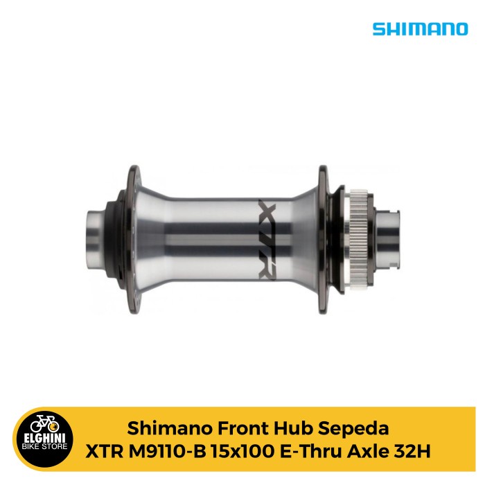 ✨Original Shimano Front Hub Sepeda Xtr M9110-B 15X100 E-Thru Axle 32H Terbaru
