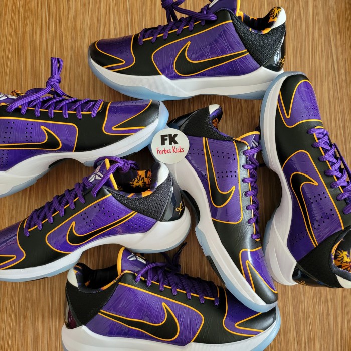 ✨Ori Kobe 5 Protro Lakers 5X Champs  Chaos Big Stage Five Champ Bruce Lee Berkualitas