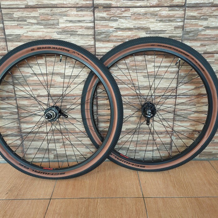 ✨Ori Wheelset 26 Araya Hub Raze Ban Schwalbe Billy Bonkers Terbaru